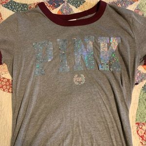 VS Pink short sleeve shirt